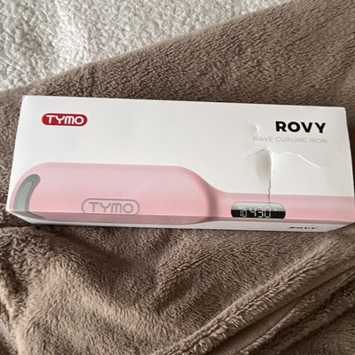 TYMO ROVY Wave Curling Iron Welleneisen rosa mit Temperaturanzeige