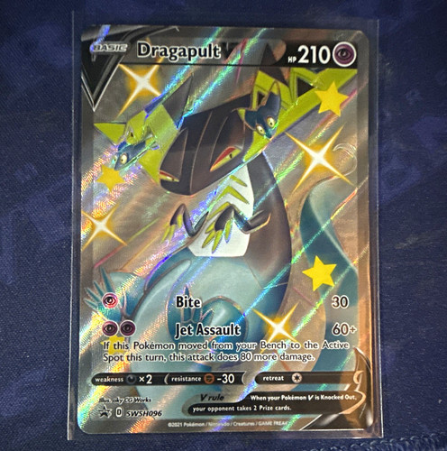 Pokemon TCG Dragapult V + VMAX 2-Card Holo Promo Lot English 2021 SWSH096-097