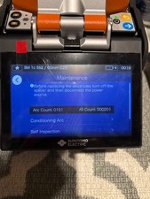 Sumitomo TYPE-Q102-M12 Mass Ribbon Fusion Splicer With FC-8R Cleaver