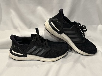 Adidas UltraBoost 20 EF1043 Black White Running Shoes Sneakers Men 8.5 Women 9.5