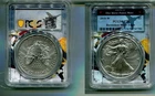 2018 W AMERICAN SILVER EAGLE 1 OUNCE .999 FINE BURNISHED COIN PCGS SP70 8178T