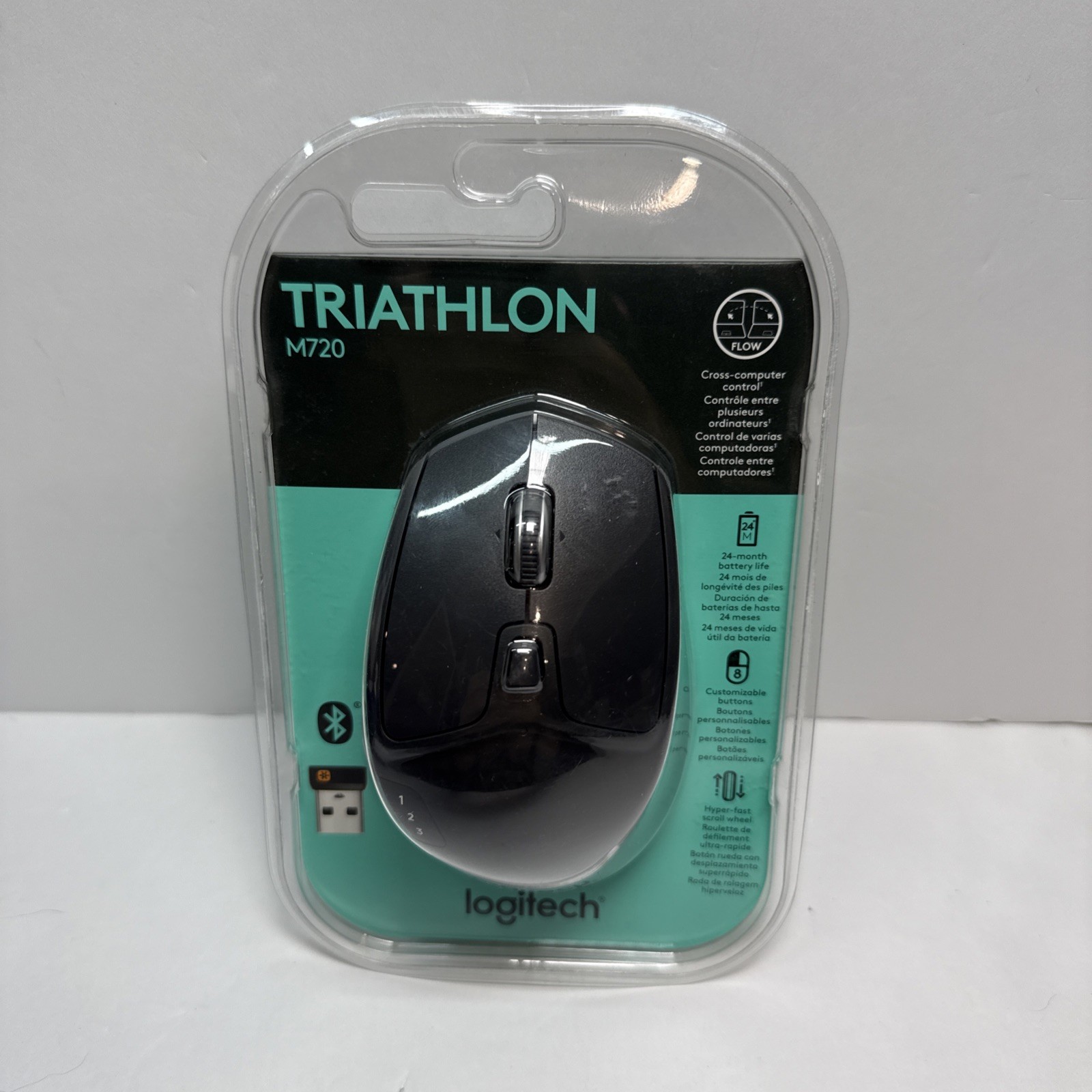Logitech M720 Triathlon Wireless Multi-Device Mouse