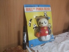 Masudaya Wind-Up Toy Ball And PANDA BEAR Figure F/S FEDEX