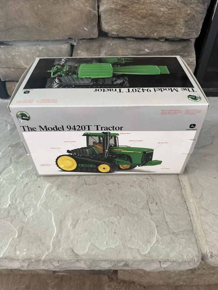 Tractor de juguete John Deere 9420T Precision Classic 1/32 coleccionistas nuevo en caja Foto 4 de 4