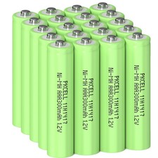 20Pcs NIMH AAA Rechargeable Batteries 1.2v 30mAh Ni-MH Triple A Battery PKCELL