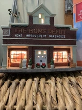 Canterbury Lane The Home Depot Store Lighted Christmas Building w/Box 518751