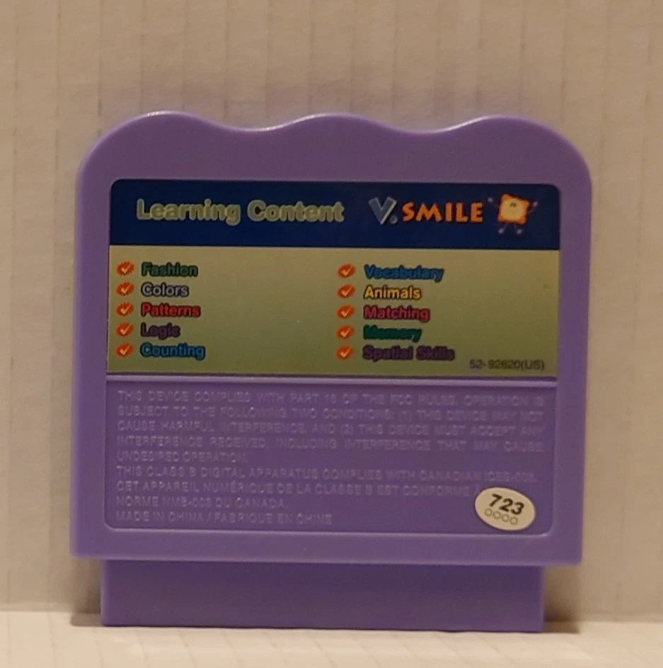 VTech VSmile learning system Lil Bratz Friends Fashion & Fun game tested&works - Image 3 of 4