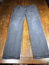 Levis 541 Jeans Mens 38x32 Gray Denim Faded Straight American 38x30 