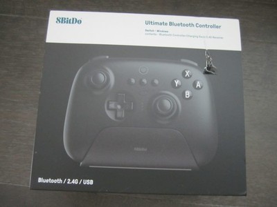 8BitDo Ultimate Bluetooth Controller (Nintendo Switch) Black (w Charging Dock)