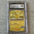 Pikachu CGC 10 Gem Mint Black Star Promo #214 S&V Illustration Contest 2024
