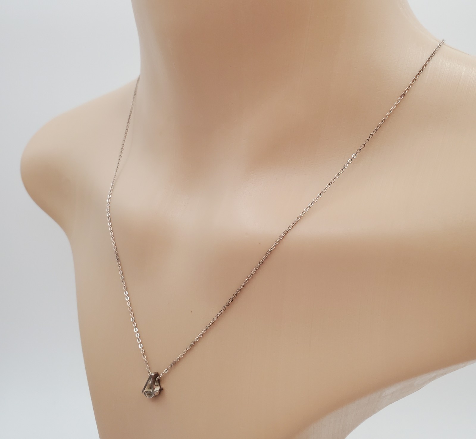 VTG 925 LA Cursive Lowercase S Initial Necklace 1… - image 20