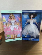 Barbie Nutcracker Classic Ballet Peppermint Candy Cane & Swan Ballerina Swanlake