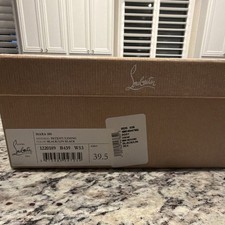 Christian Louboutin Black Patent Leather Stra...