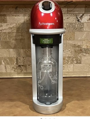 Sodastream FZ9001 Fizz Red Sparkling Water/ Soda Maker With Bottle No Lid