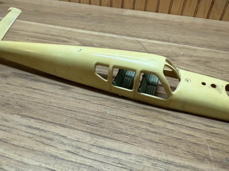 Vintage 1950’s Wen-Mac Beechcraft Bonanza Top Half Of Airplane Parts Only - Image 3 of 4