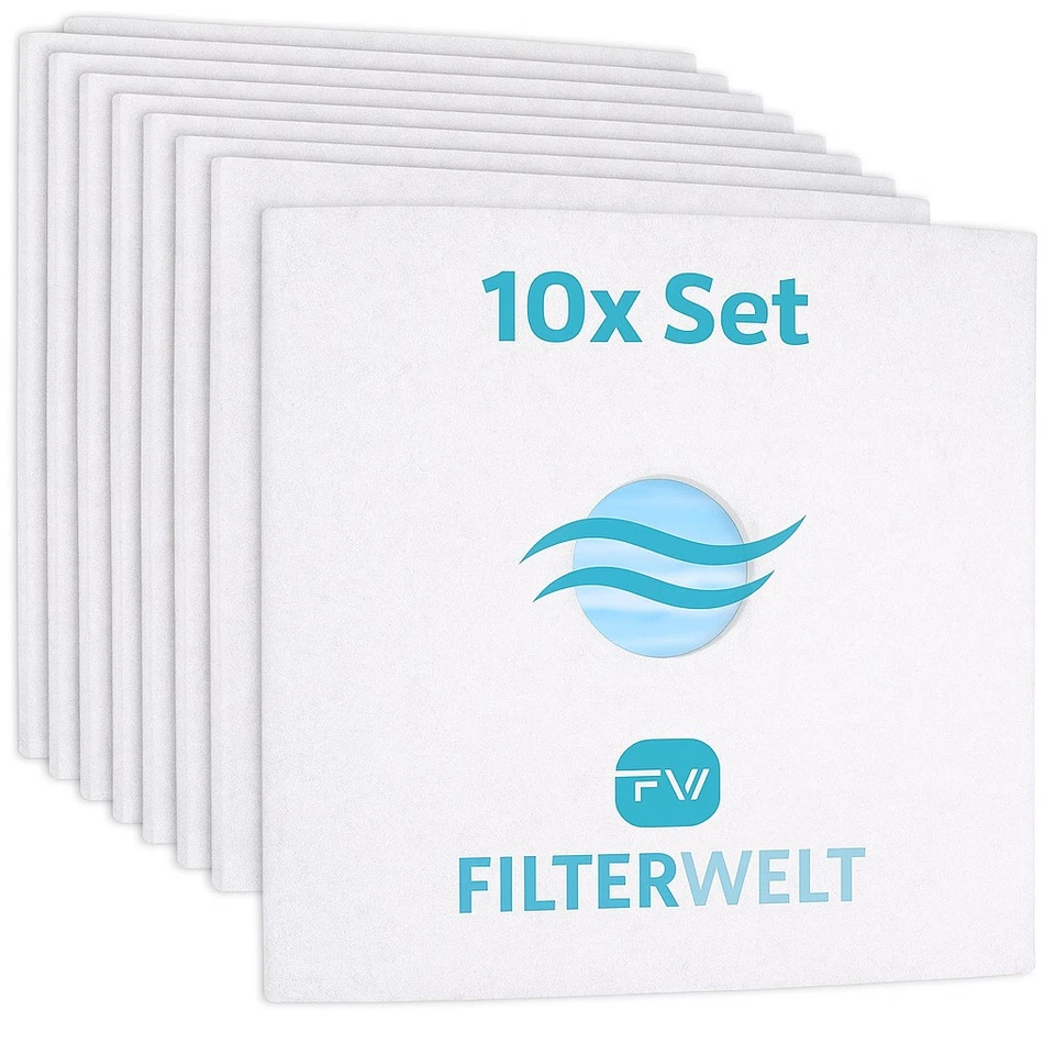 10 Filterwelt® Filter passt für MAICO Lüfter ZF 60/100 Staubfilter AP/APB