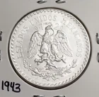 Photo of a 1943 Mexico Un Peso Silver from an eBay listing that sold on Jun 28, 2026