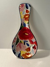 Paris Floral Collection for Home Essentials Colorful Floral Ceramic Spoon Rest