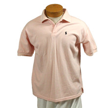 Polo by Ralph Lauren Men’s XL Pink Classic Fit Polo Shirt Made in USA Cotton