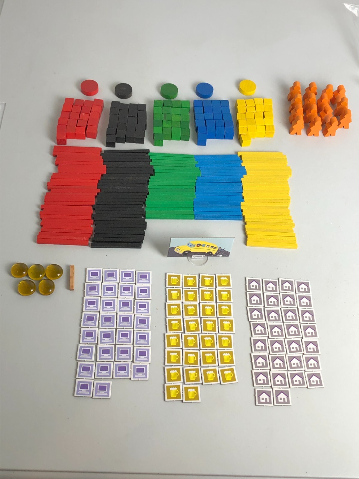 Bus Board Game Splotter 2001 Grail game VHTF worker placement lots of pics! EUC