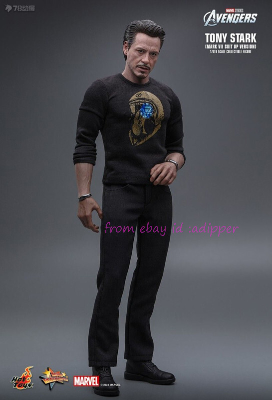 HT Mms718b 1/6 Avengers Tony Stark (Mark 7 Suit Up Version