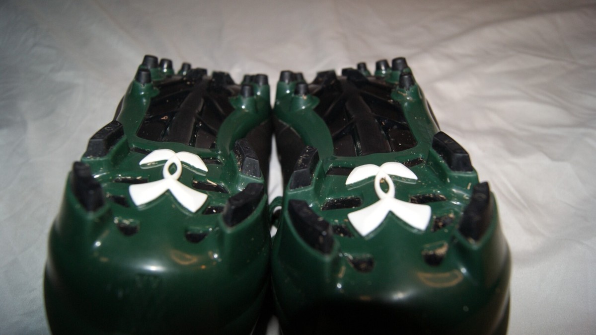 Under Armour Nitro Men\'s Football Cleats Mid \'Green Black\' 1287491-055 Size 10.5 Under Armour Kids main image 4