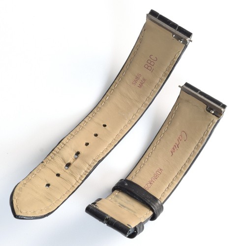 Cartier Santos-Dumont 4240 Dark Blue Alligator Leather Watch Strap 18mm – 17mm - Picture 13 of 13