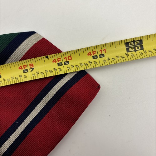 BROOKS BROTHERS Makers Mens 100 Silk Necktie Tie USA Designer - Picture 11 of 12