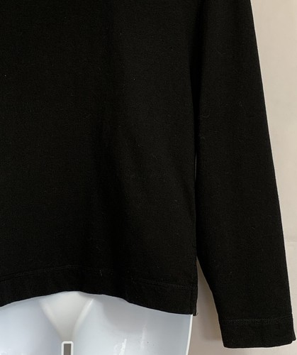 Onque Casuals Size S 2 Pc Set Black Contrast White Loop Button Top Pants Stretch - Imagen 6 de 12
