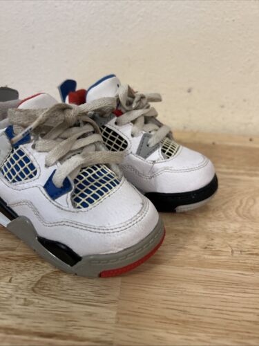 Nike Air Jordan 4 Retro What The Size 5c Toddler Sneakers - Picture 6 of 10