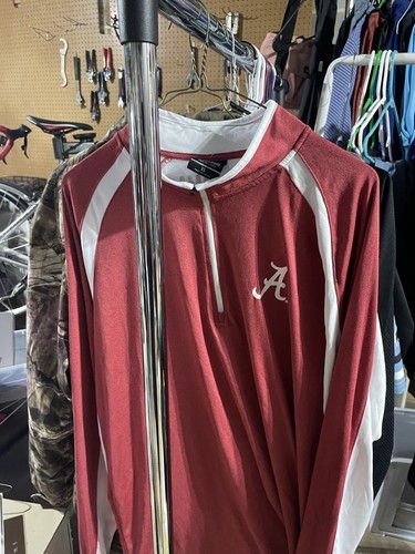 Alabama Half-Zip Pullover Gr. XL purpurrot und grau Herren " - Bild 6 von 10