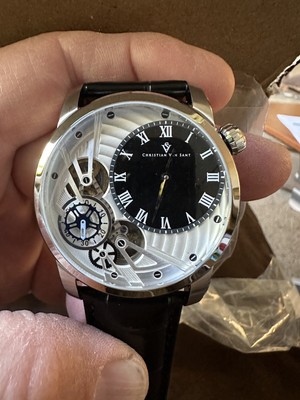 christian van sant mens watch sprocket quartz | eBay display picture 1