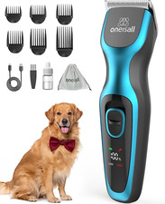Oneisall Dog Clippers Professional for Thick Hair, Heavy-Duty Dog Grooming Clipp