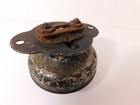 1 Original Antique Marked Western Electric Bulldog Transmitter and Cup & Mount — photo 3