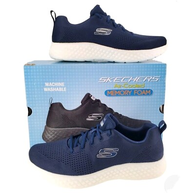 Skechers Men's Air-Cooled Memory Lite Foam Sneakers Shoes, Size 11