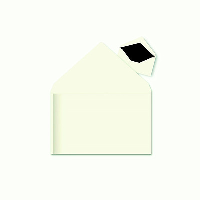 25x Trauerumschläge - Weiß mit Schattenrand - (19,1 x 12,0 cm)