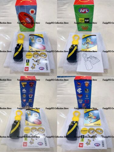 McDonald's Happy Meal Toys 2025 AFL Deportes BOLSA CLIP CON PEGATINAS Y TARJETA - Elige - Imagen 27 de 29