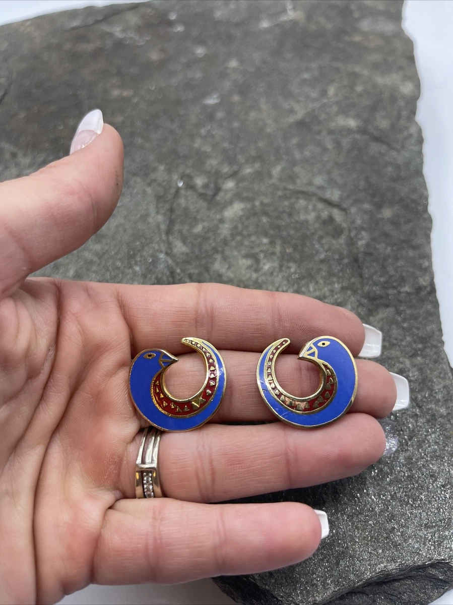 Celine enamel deals earrings