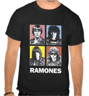 Ramones Rock Music Logo schwarz T-Shirt -1032