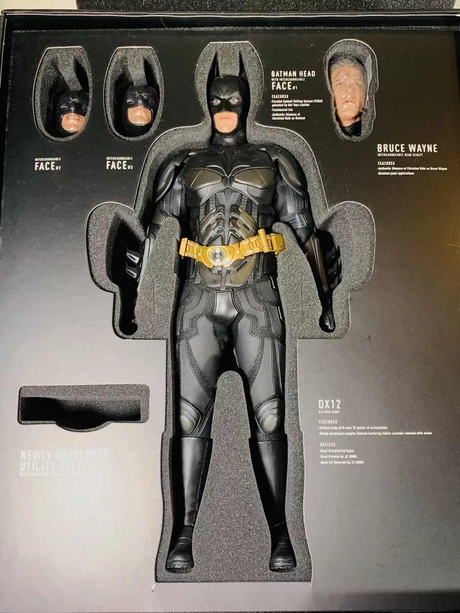Hot Toys BATMAN The Dark Knight Rises DX12 Christian Bale 12 inch Action Figure