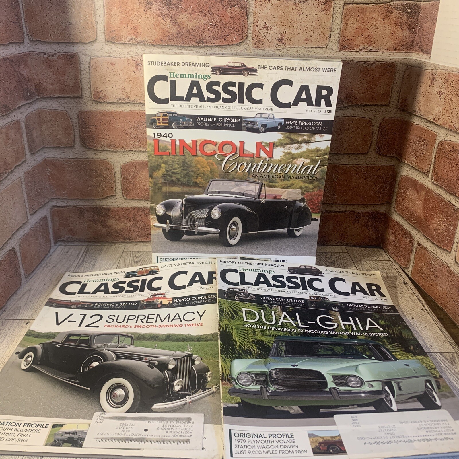 Hemmings Classic Car Magazine Lot Of 8 Impala SS Oldsmobile Lincoln