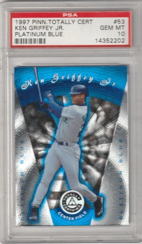1997 Totally Certified KEN GRIFFEY JR. #1/1999! Blue PSA 10 Seattle Mariners