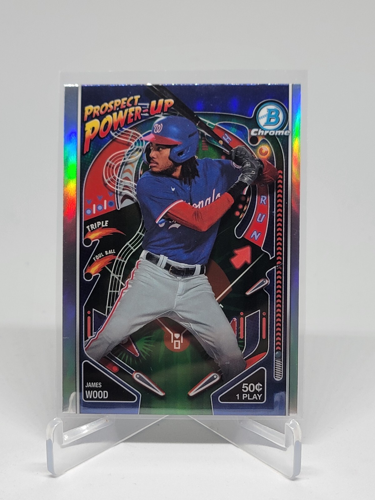2024 Bowman #PP-14 James Wood Prospect Power-Up F6A