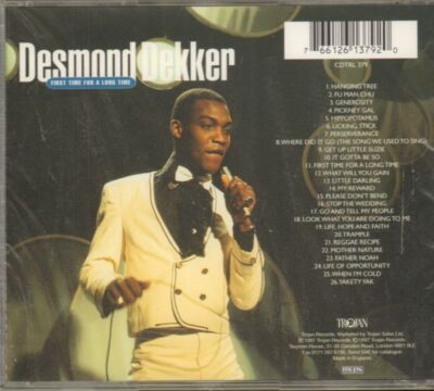 Desmond Dekker(CD Album)First Time For A Long Time-Trojan-CDTRL
