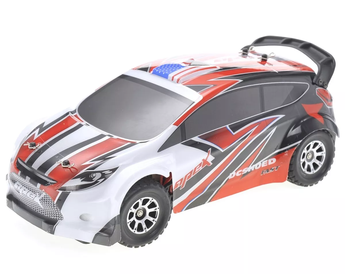 1:18 RC Rally Car Electric 2.4GHz Radio Remote Control 4WD RTR Red New