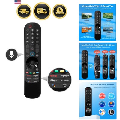 Remote Control for LG TV Magic Voice Pointer Universal Compatible OLED 4K 8K
