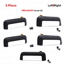 Set 5Door Outer Handle Hand Chrome Fits Mitsubishi L200 Strada K64 1996 - 2005