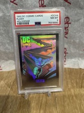 1992 DC Comics Cosmic Cards Hologram DCH4 Flash PSA 8 New Slab