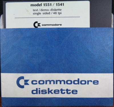 COMMODORE 64/128 -- MODEL 1551/1541 TEST/DEMO-DISKETTE (COMMODORE)