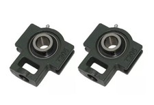 2-Pack 1-1/2" UCT208-24 Premium Take-Up Pillow Block Bearing UCT208-24